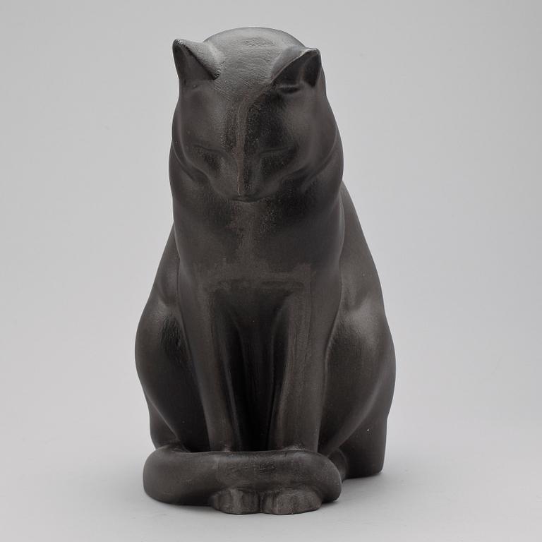 SKULPTUR, gjutjärn, "Jönssons katt", Anders Jönsson, Firma Svenskt Tenn, formgiven 1910.