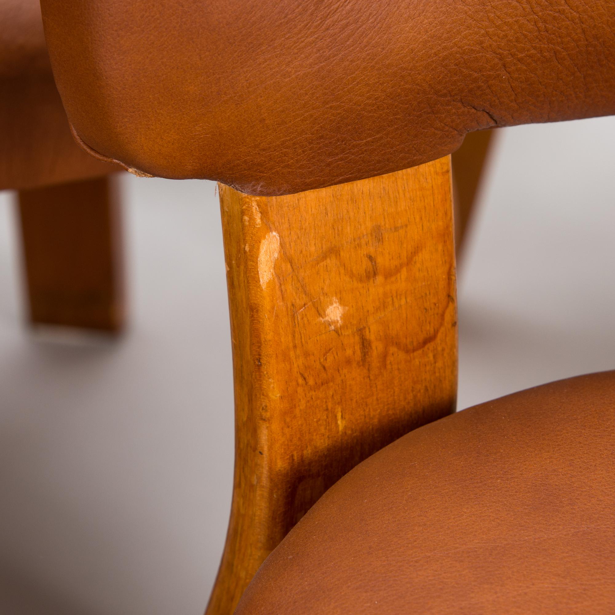 Alvar Aalto, ten 1950's '62' chairs, O.Y. Huonekalu- ja Rakennustyötehdas A.B., Finland.
