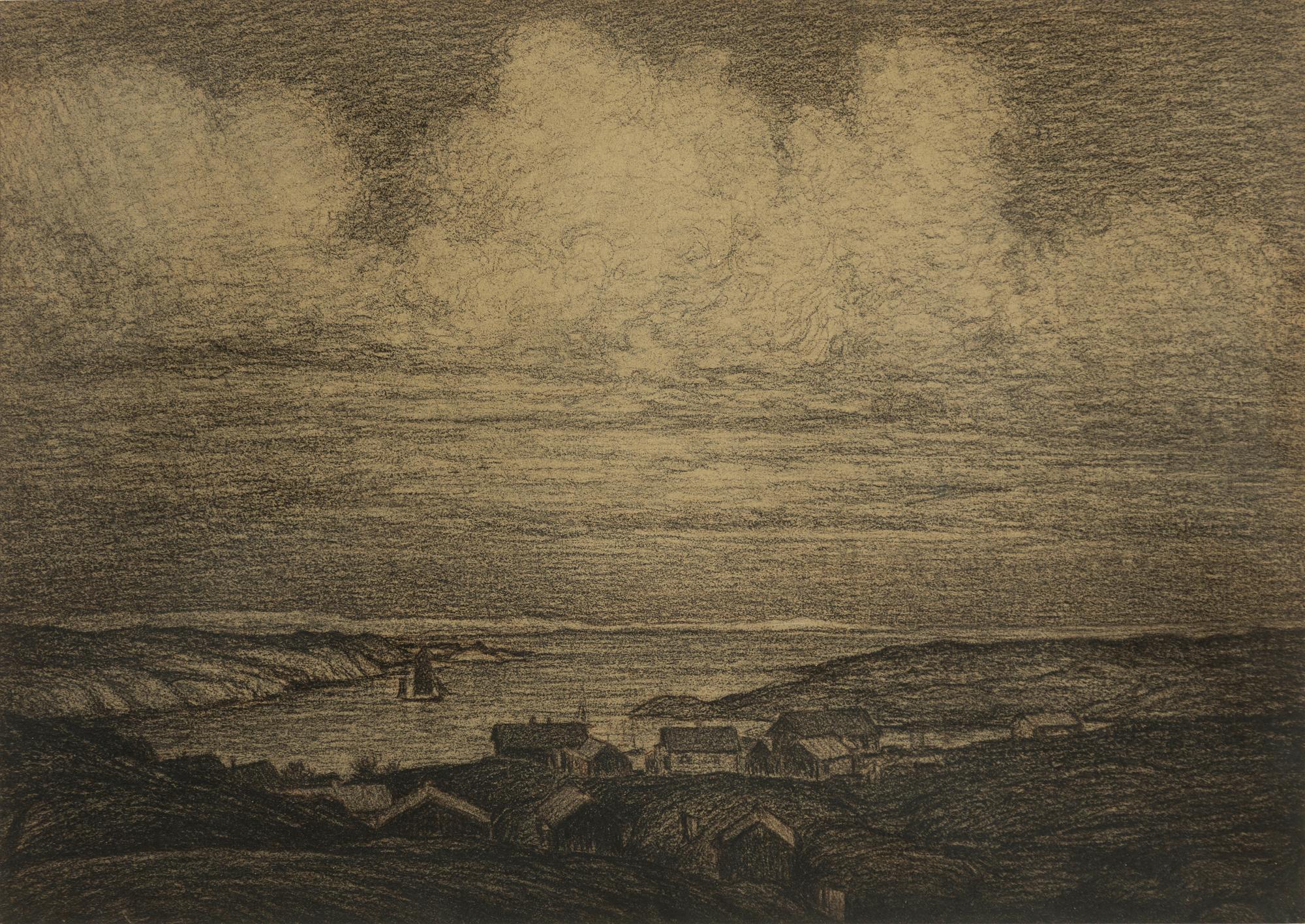Karl Nordström, "Ett fiskeläge".