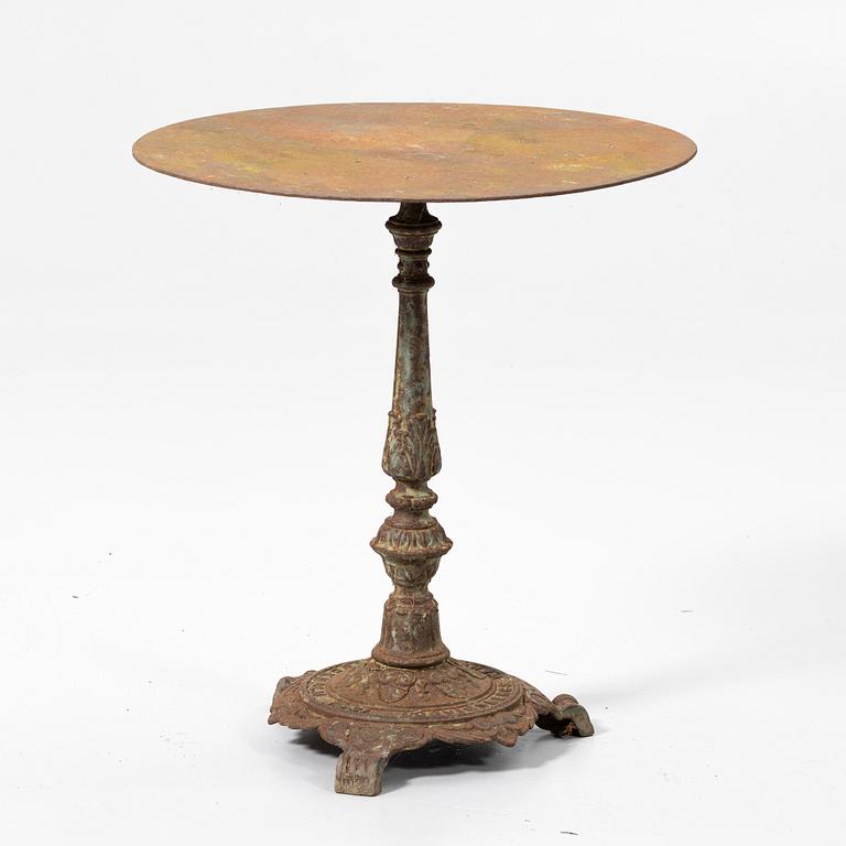 Trädgårdsbord, Ludvigsbergs Werkstad, Stockholm, no 31, 1800-talets slut.