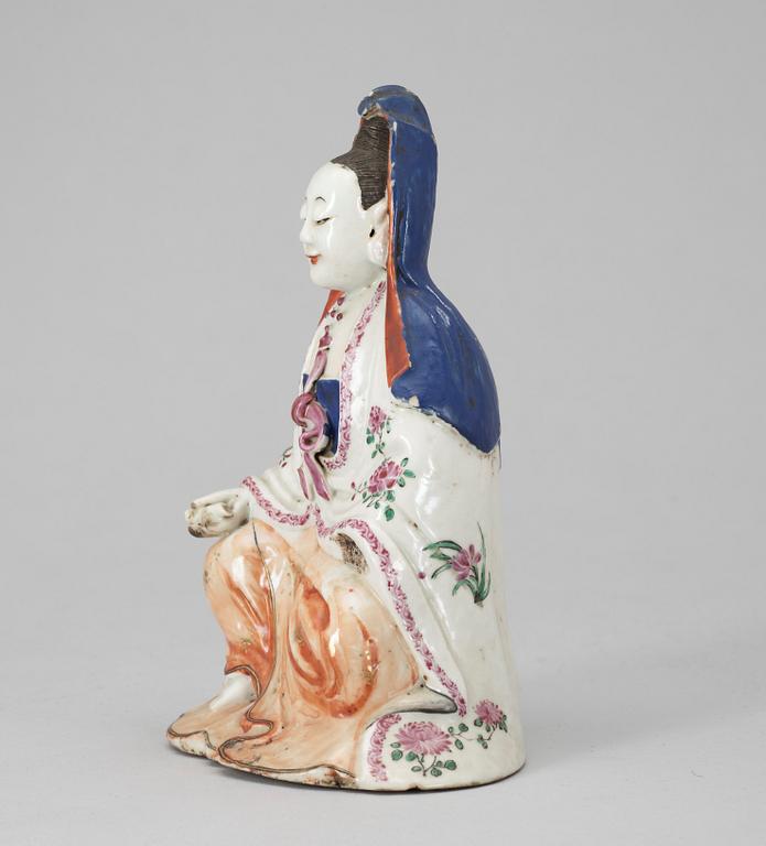 FIGURIN, kompaniporslin. Qing dynastin, Qianlong (1736-1795).