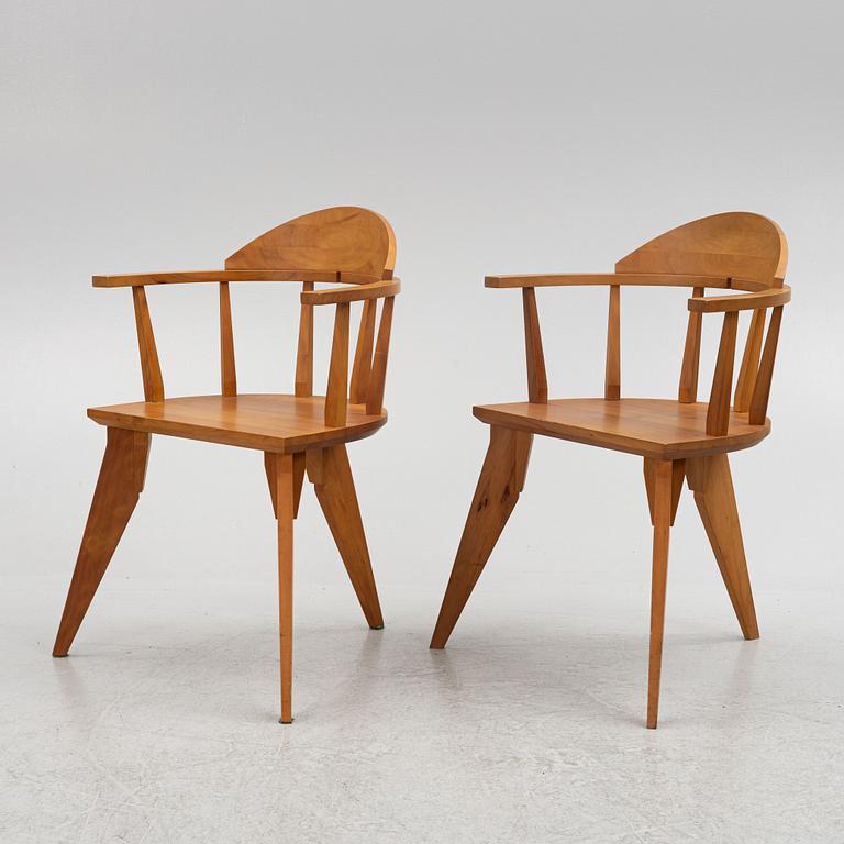 John Kandell, armchairs, a pair, "Värmlandsstolen", Källemo.