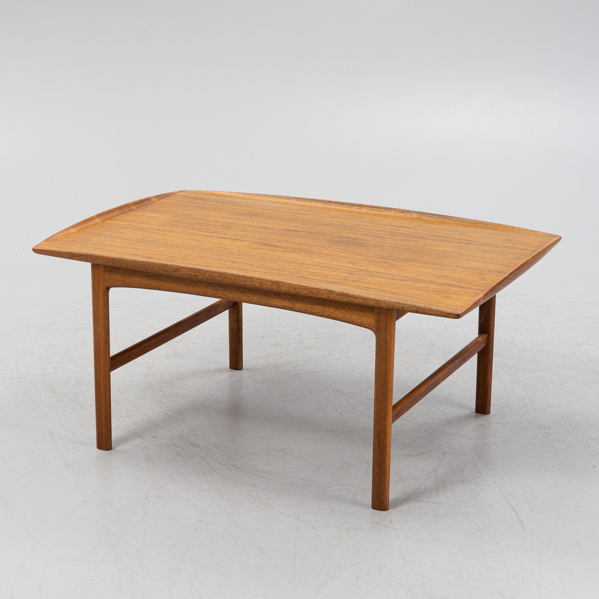 Folke Ohlsson, a teak veneered 'Frisco' coffee table, Tingströms,