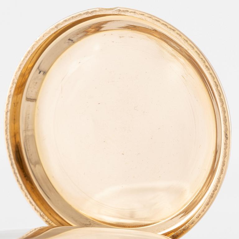 Elgin, pocket watch, hunter, 54 mm.