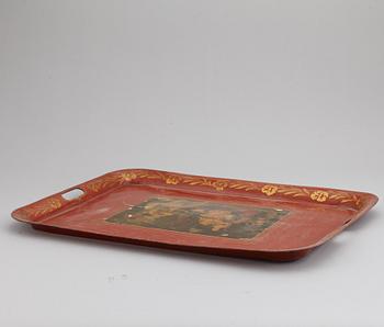 BRICKA, plåt, 1800-tal.