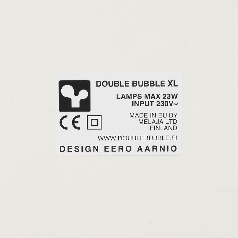 Eero Aarnio, "Double Bubble Lamp".Eero Aarnio, golvlampa, "Double Bubble", Melaja Oy, 2000-tal.