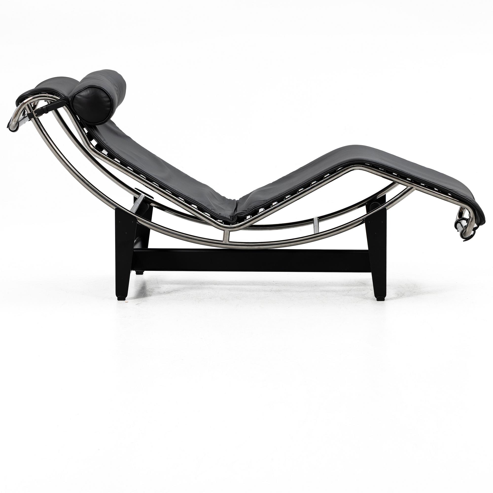 Charlotte Perriand & Le Corbusier, vilstol, "LC4", Cassina, Italien.