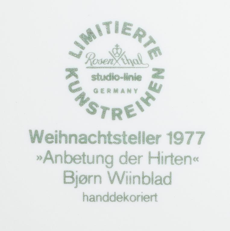 FAT, 9 delar, porslin, Björn Wiinblad, Rosenthal Studio-Line.