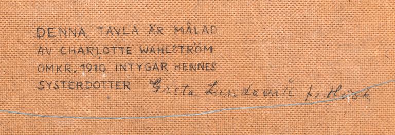 Charlotte Wahlström, Vinterlandskap.