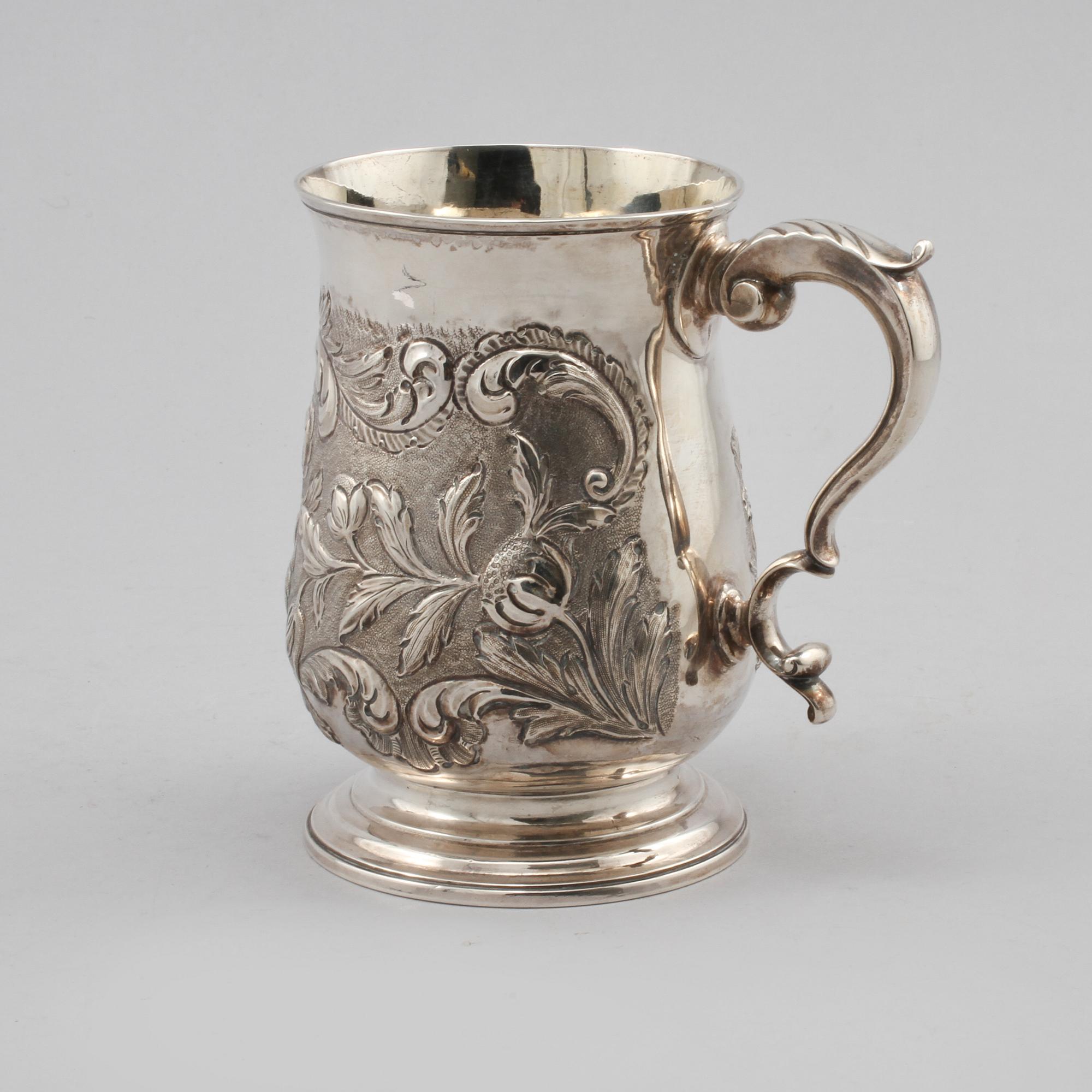 MUGG, silver, London, England, 1816, vikt 380 gram.