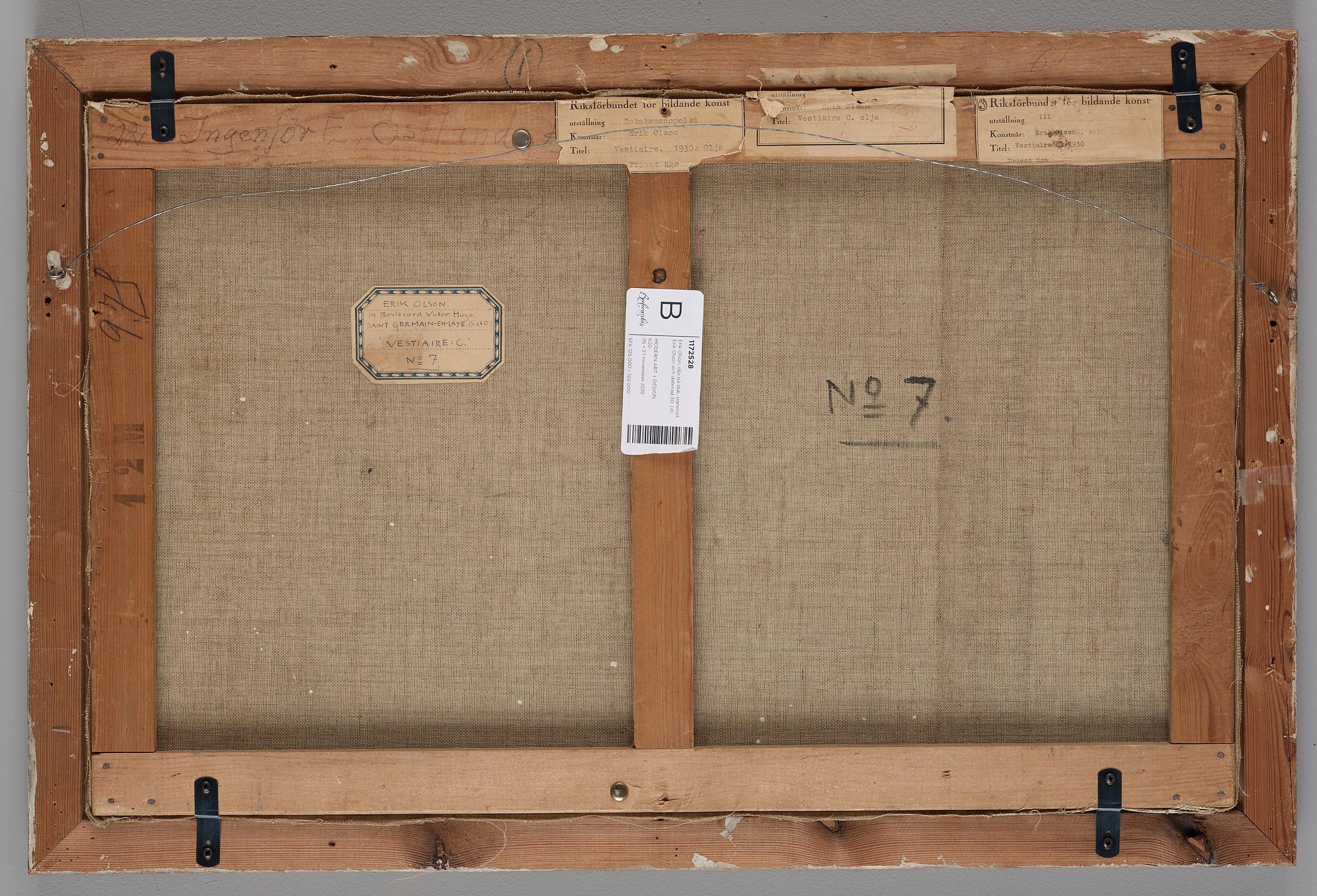 Erik Olson, "Vestiaire: C, no. 7".