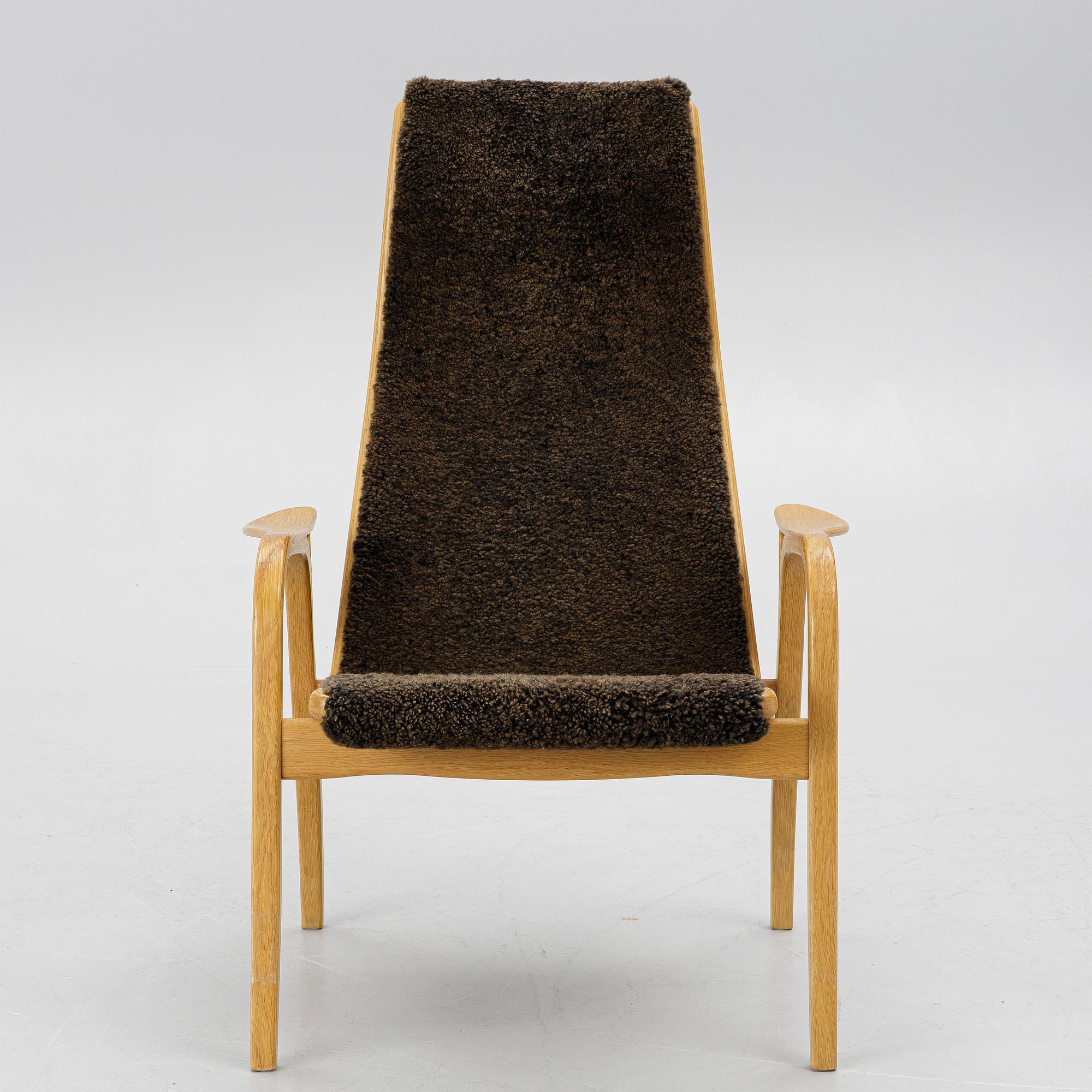 Yngve Ekström, a 'Lamino' armchair,  Swedese, 21st century.