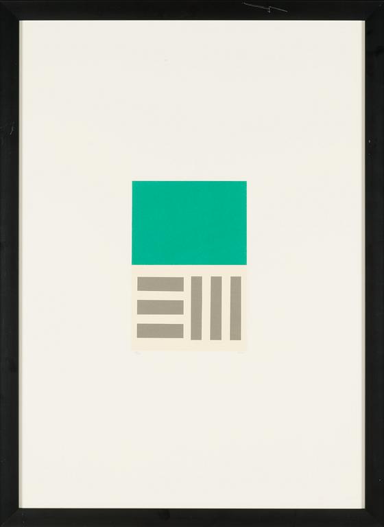 Carolus Enckell, silkscreen, signed and dated -92, numbered 48/100.