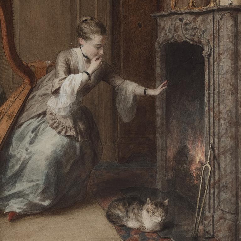 David Bles, Vid öppna spisen.