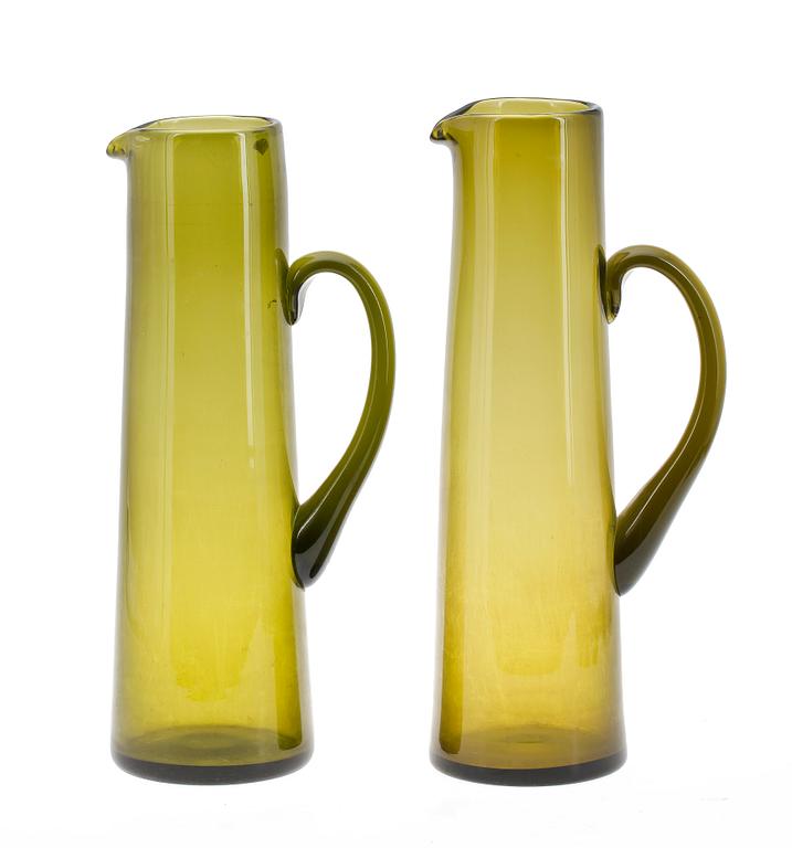 KANNOR, 2 st, glas, 1950-60-tal.