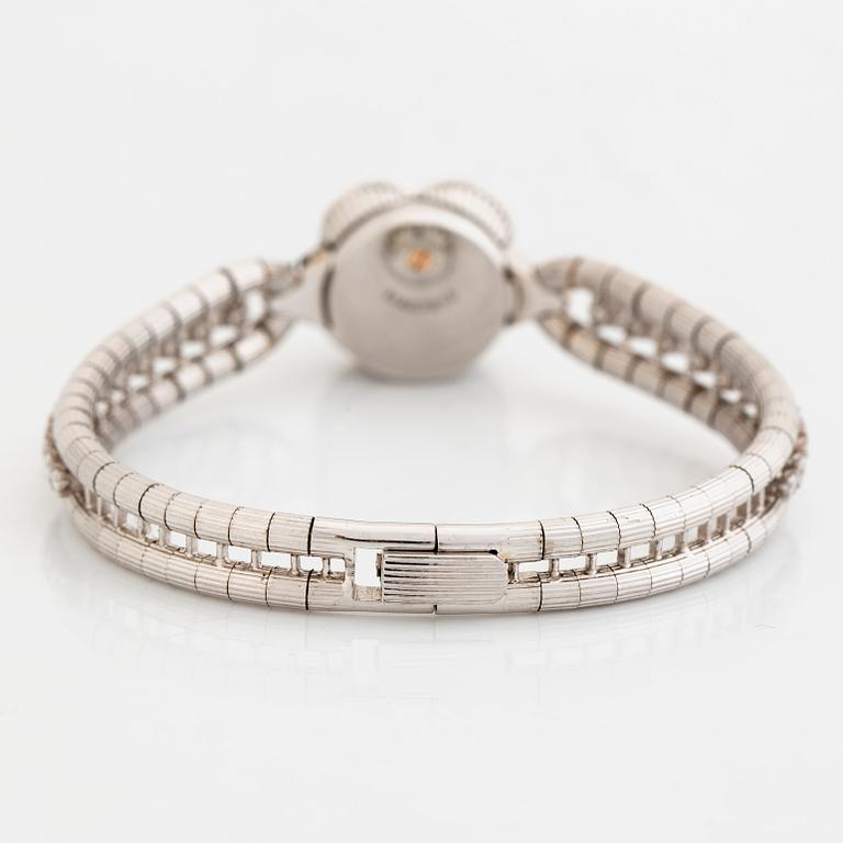 Omega brilliant cut diamond watch.