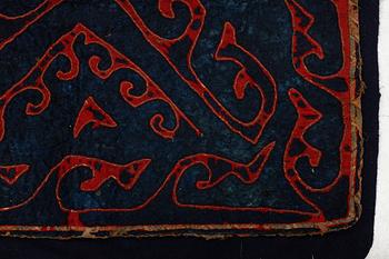 A Kirghiz bag (Bokche), 66 x 64 cm.