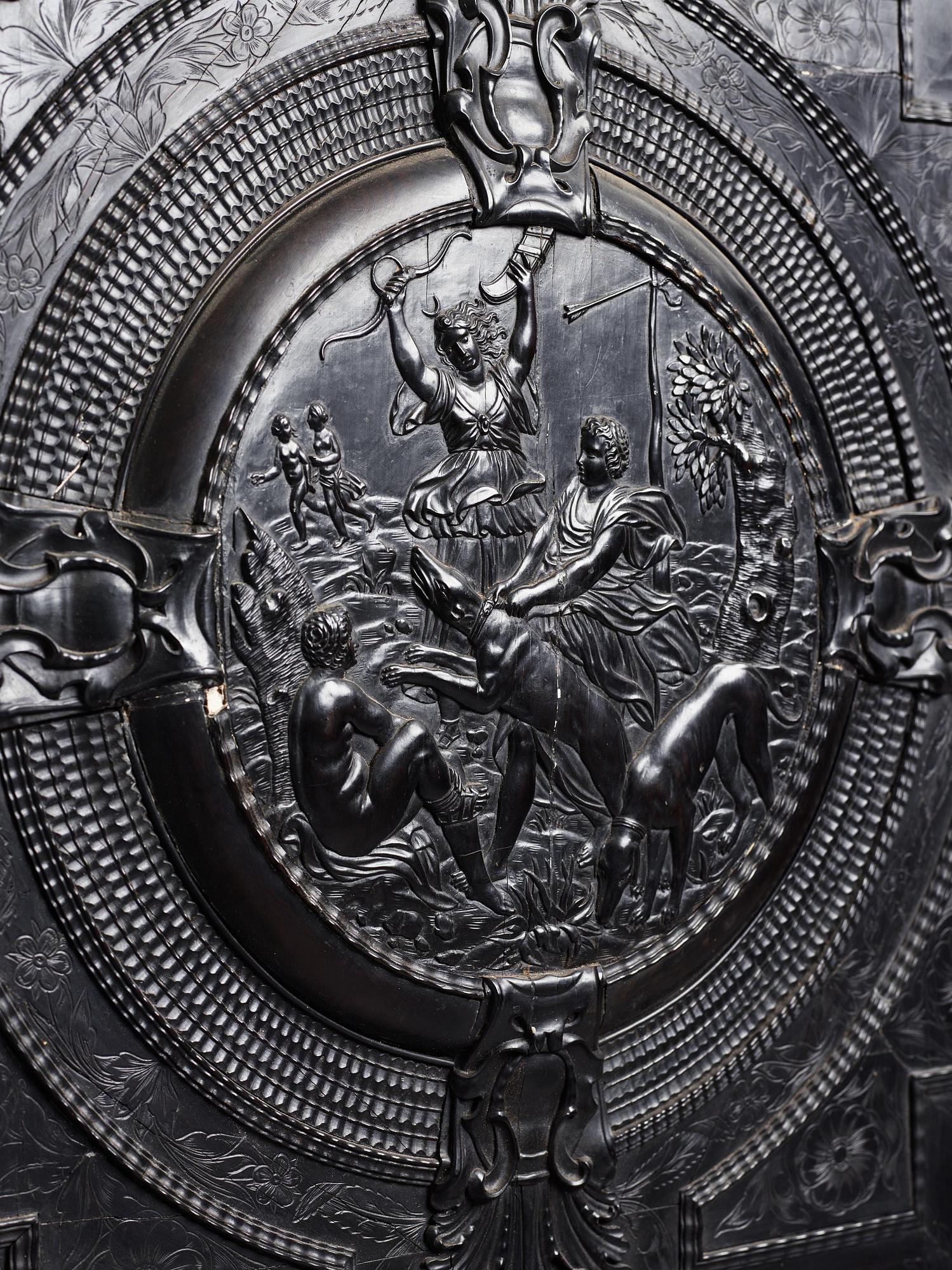 Det Bondeska Skåpet, sannolikt Paris, 1600- samt 1800-tal, Louis XIV och Louis XIV-stil.
