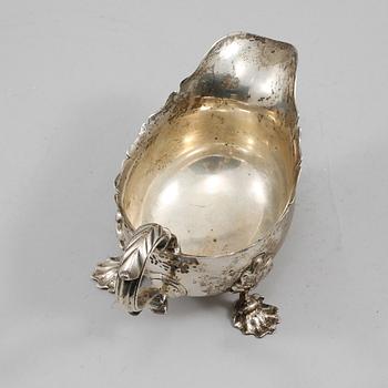 GRÄDDSNIPA, silver, Birmingham, England, 1887, vikt 348 gram.