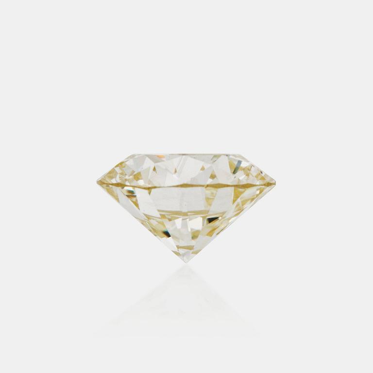 LÖS DIAMANT 4.04 ct, kvalitet L/VS1, mycket god slipning, enligt HRD certifikat.