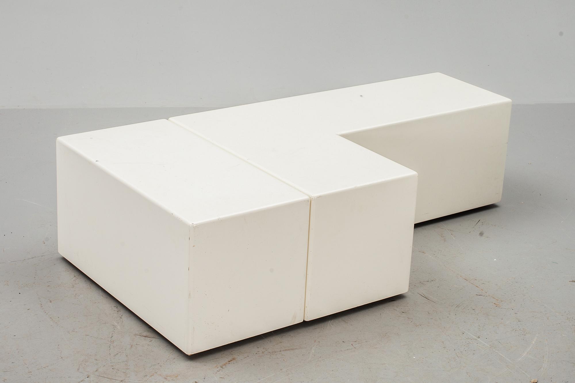 SOFFBORD, 2 delar, 1970-tal.