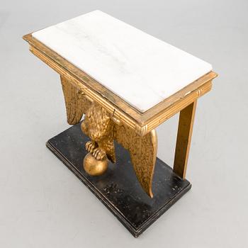 A SWEDISH CONSOLE TABLE, empire early 19th century.