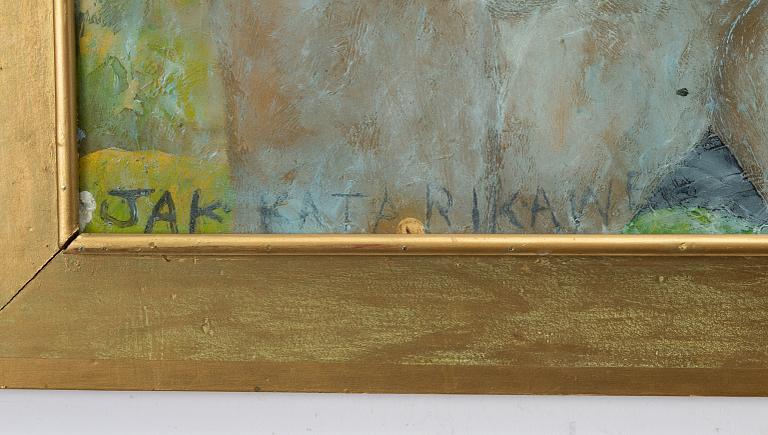 Jak Katarikawe, Figurative composition.