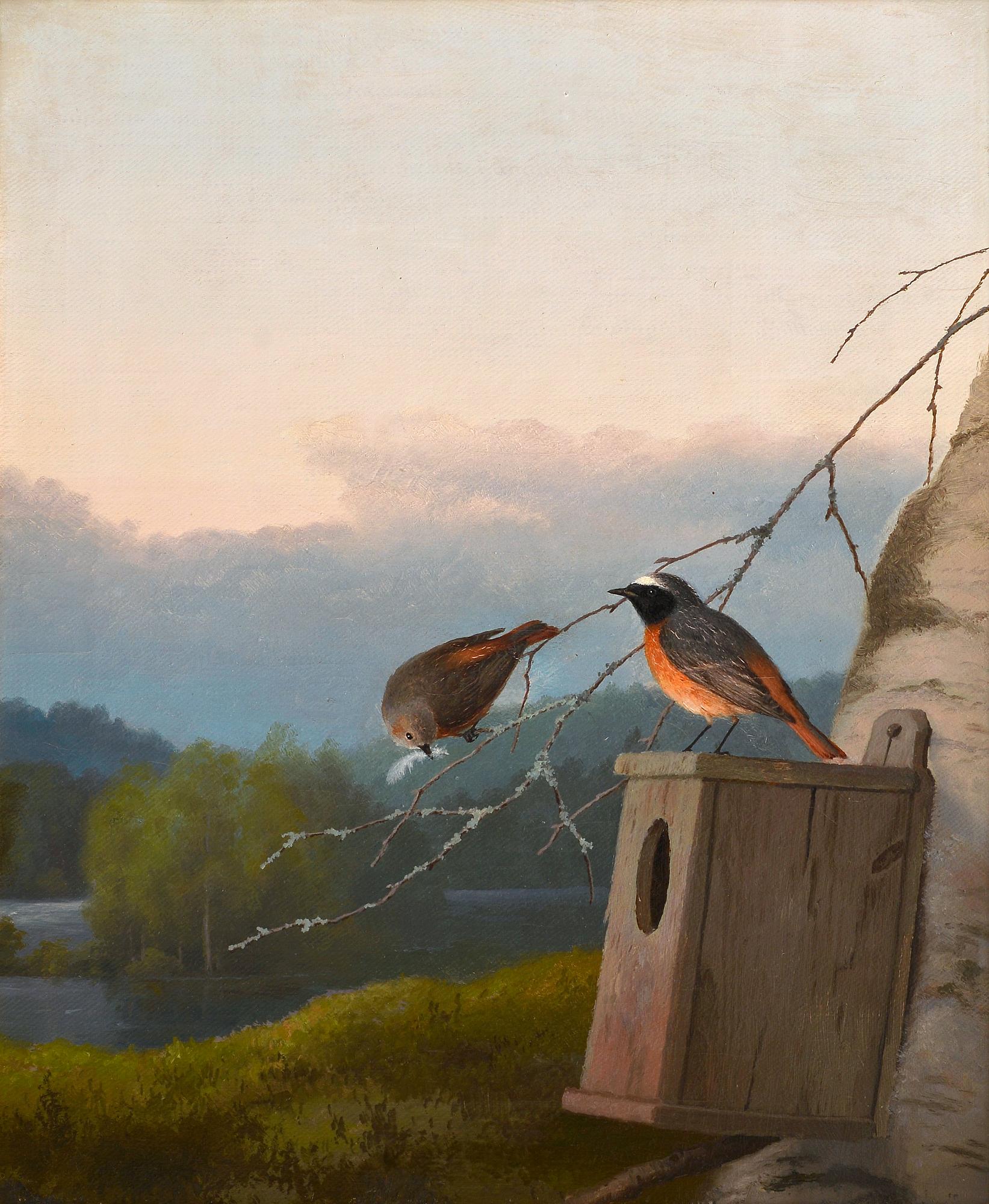 Ferdinand von Wright, LEPPÄLINTUJA PESÄLLÄ.