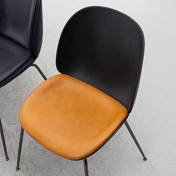 GamFratesi, six 'Beetle' chairs, Gubi, Denmark.