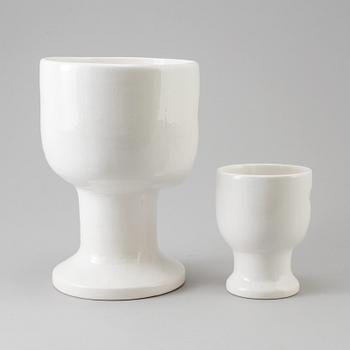 LISA LARSON, two stoneware vases from Gustavsberg.