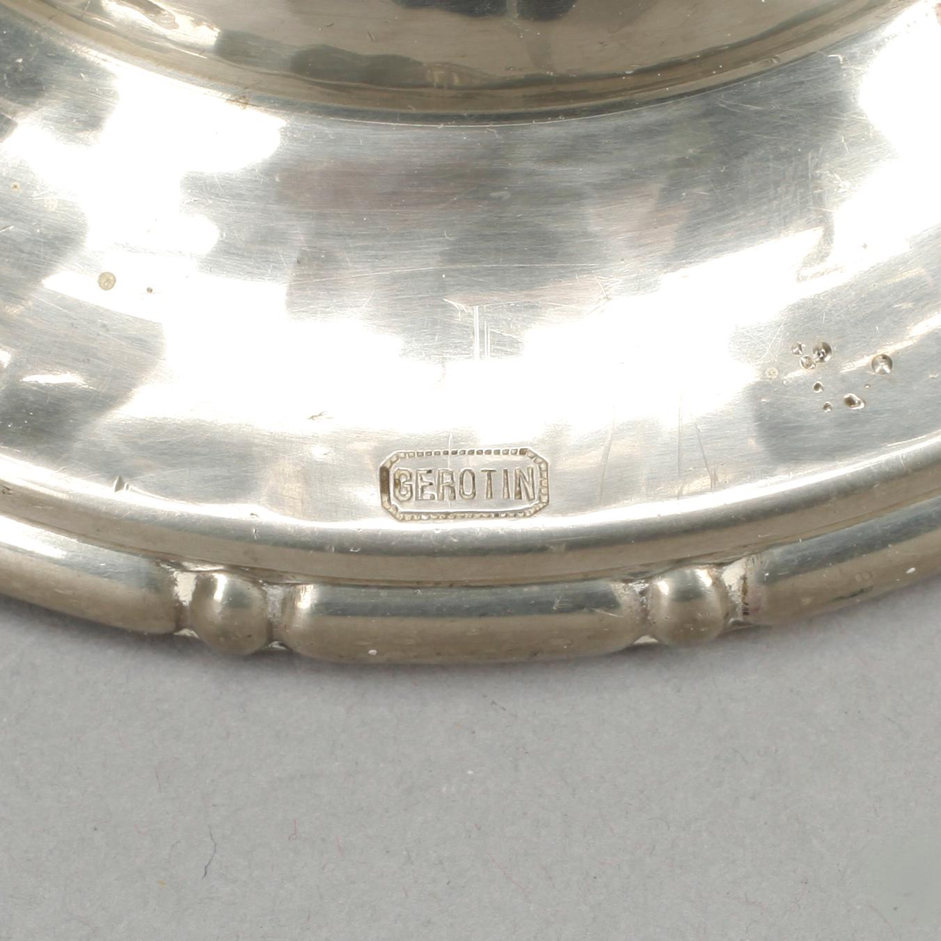 KANDELABER, tenn, Gerotin, Holland, 1900-talets första hälft.