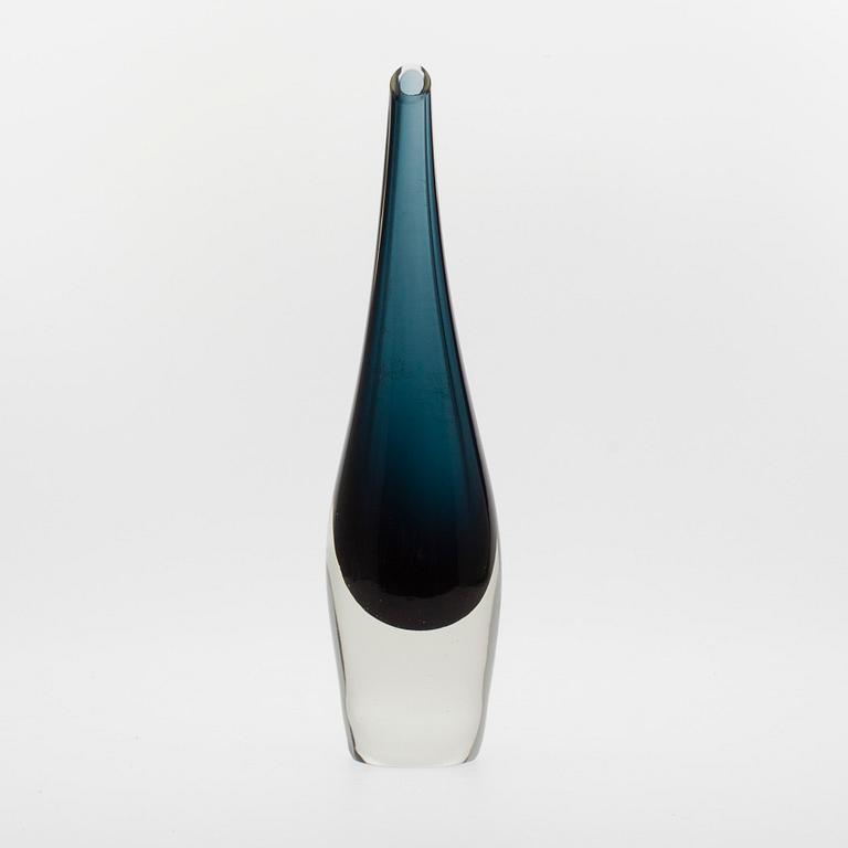 VAS, glas, signerad Tapio Wirkkala -3299. Iittala 1950-60-tal.