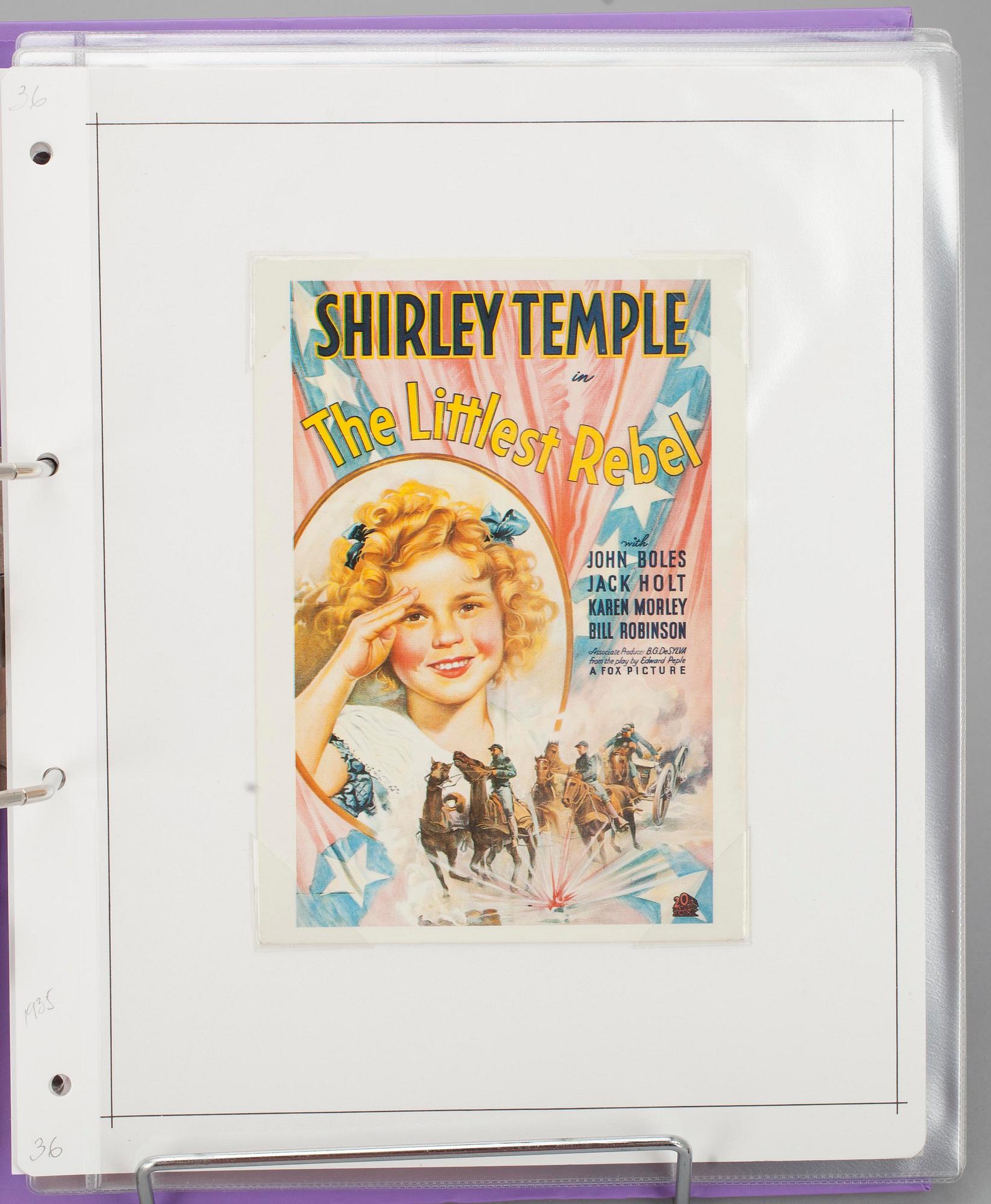 SAMLING, SHIRLEY TEMPLE, tot. antal 89 st.