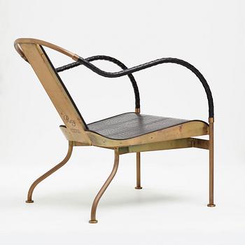 Mats Theselius, a pair of "el Rey" easy chairs by Källemo, Sweden, post 1999.