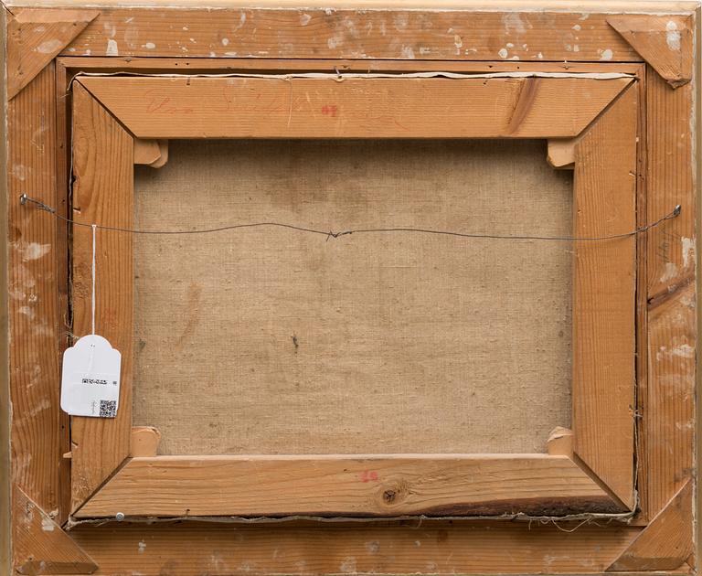 Oil on canvas, signed and dated -19.