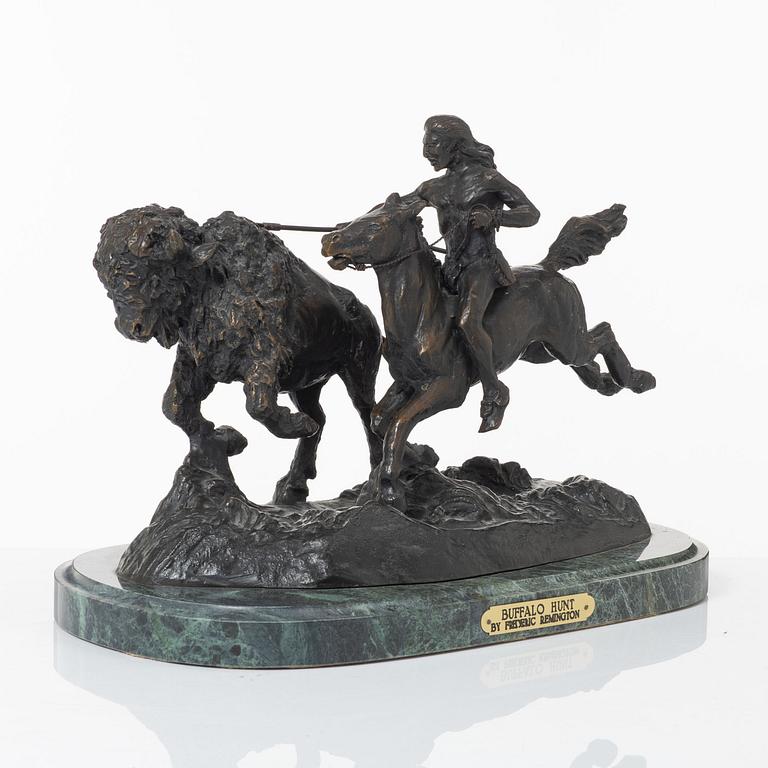 Frederic Sackrider Remington, efter. "Buffalo Hunt".