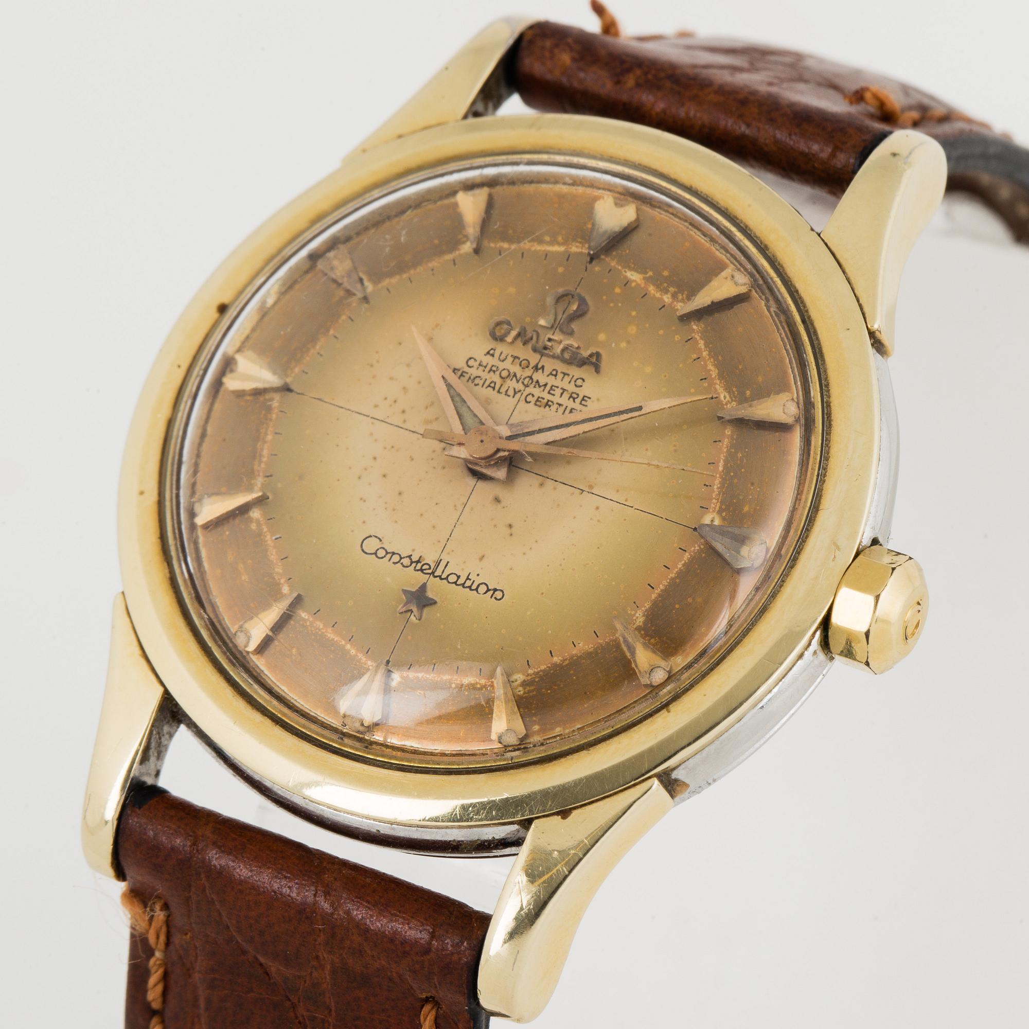 OMEGA, Constellation, chronometre, 'Pie-pan', wristwatch, 33 mm,