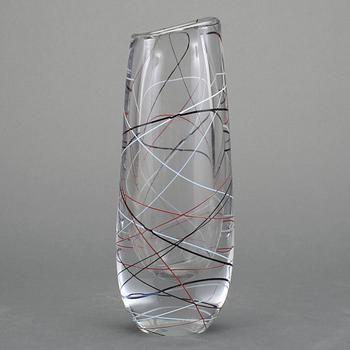 VAS, glas, Vicke Lindstrand, Kosta. Formgiven före 1954.