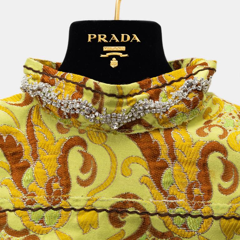 Prada, klänning samt kappa, storlek 36.