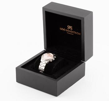 Sjöö Sandström, Royal Steel Lady Chronograph, kronograf, armbandsur, 35,5 mm.