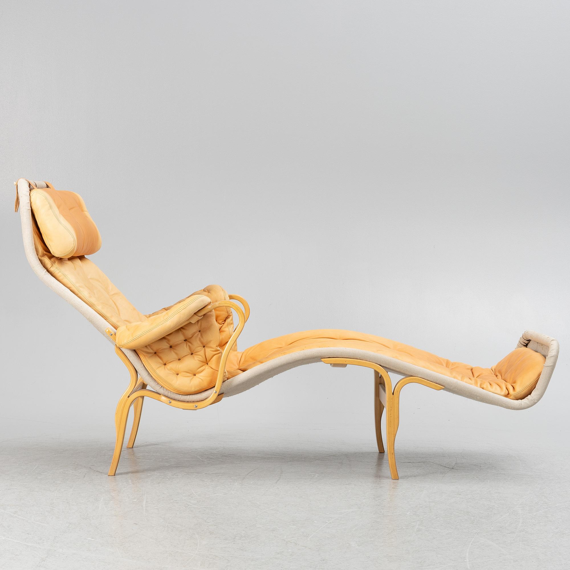 Bruno Mathsson, lounge chair, "Pernilla", Dux.