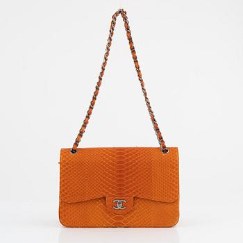 Chanel, "Python Jumbo Double Flap Bag", 2014.