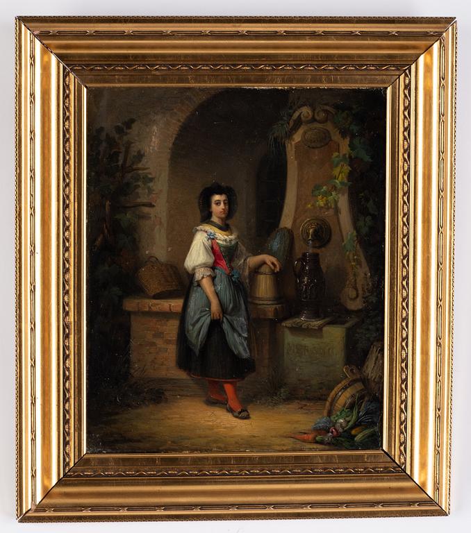 Johan Christoffer Boklund, oil on canvas, signed and dated München 1853.
