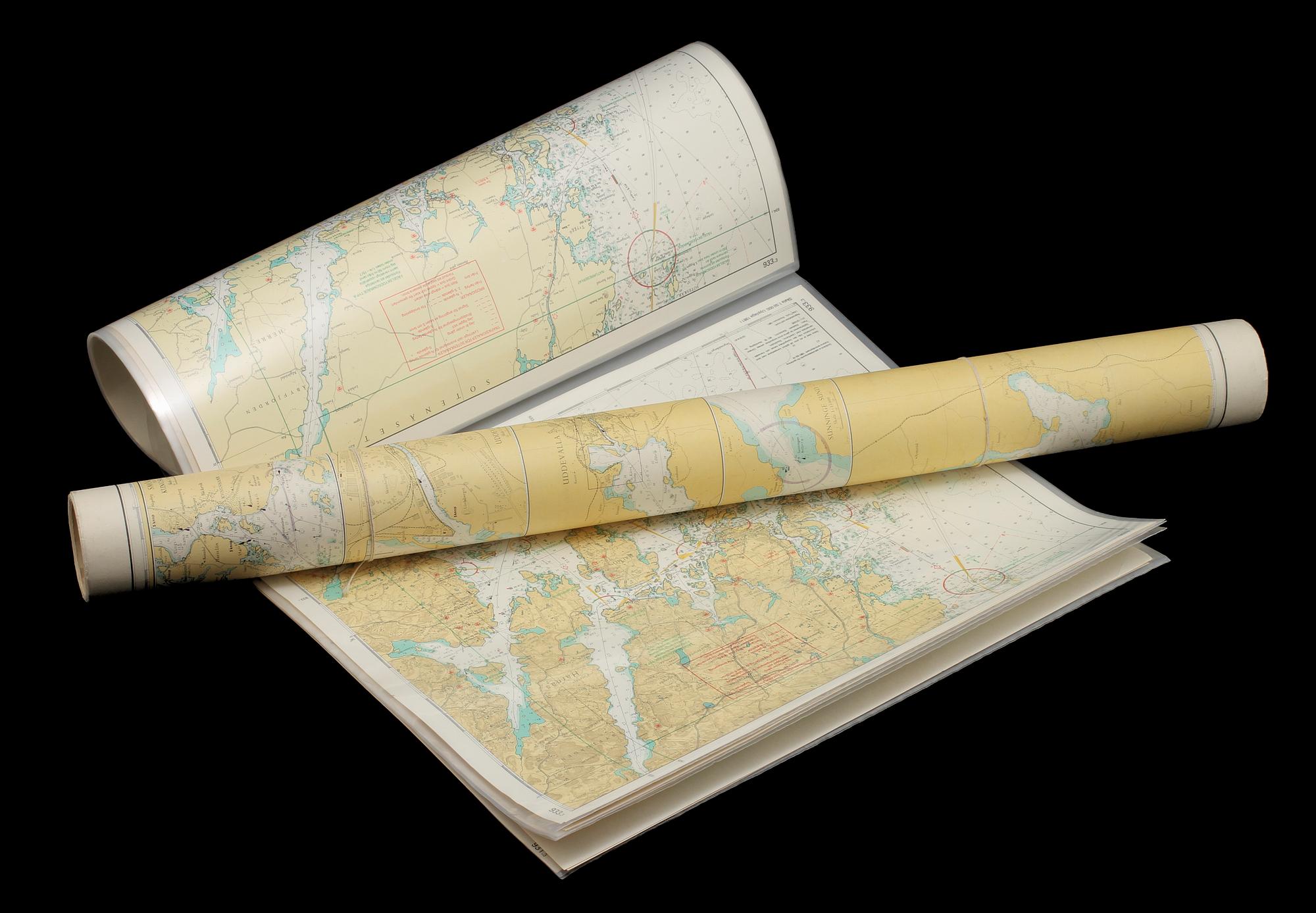 PARTI SJÖKORT, 1900 resp 2000-tal.