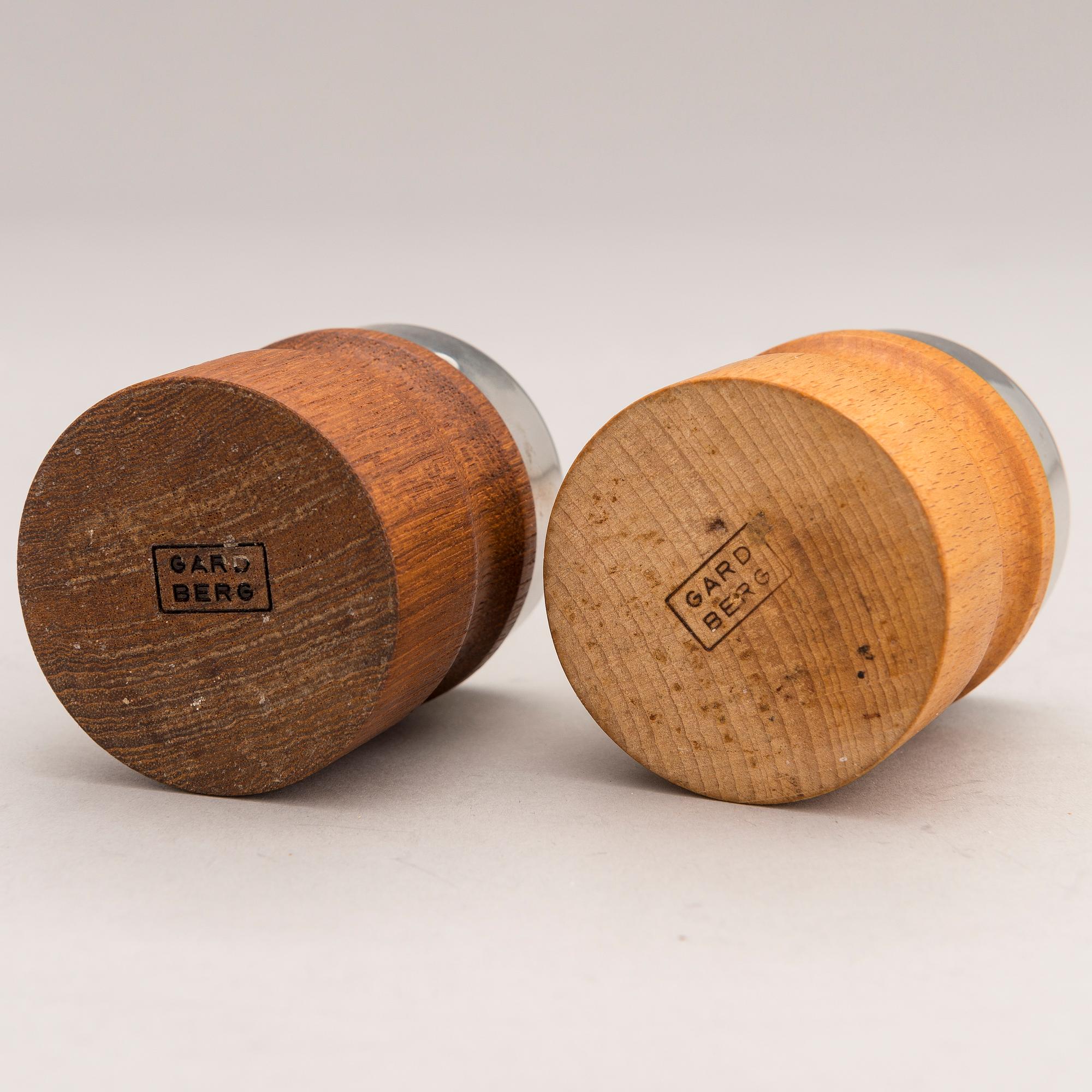 BERTEL GARDBEG, Suolasirotin ja pippurisirotin.