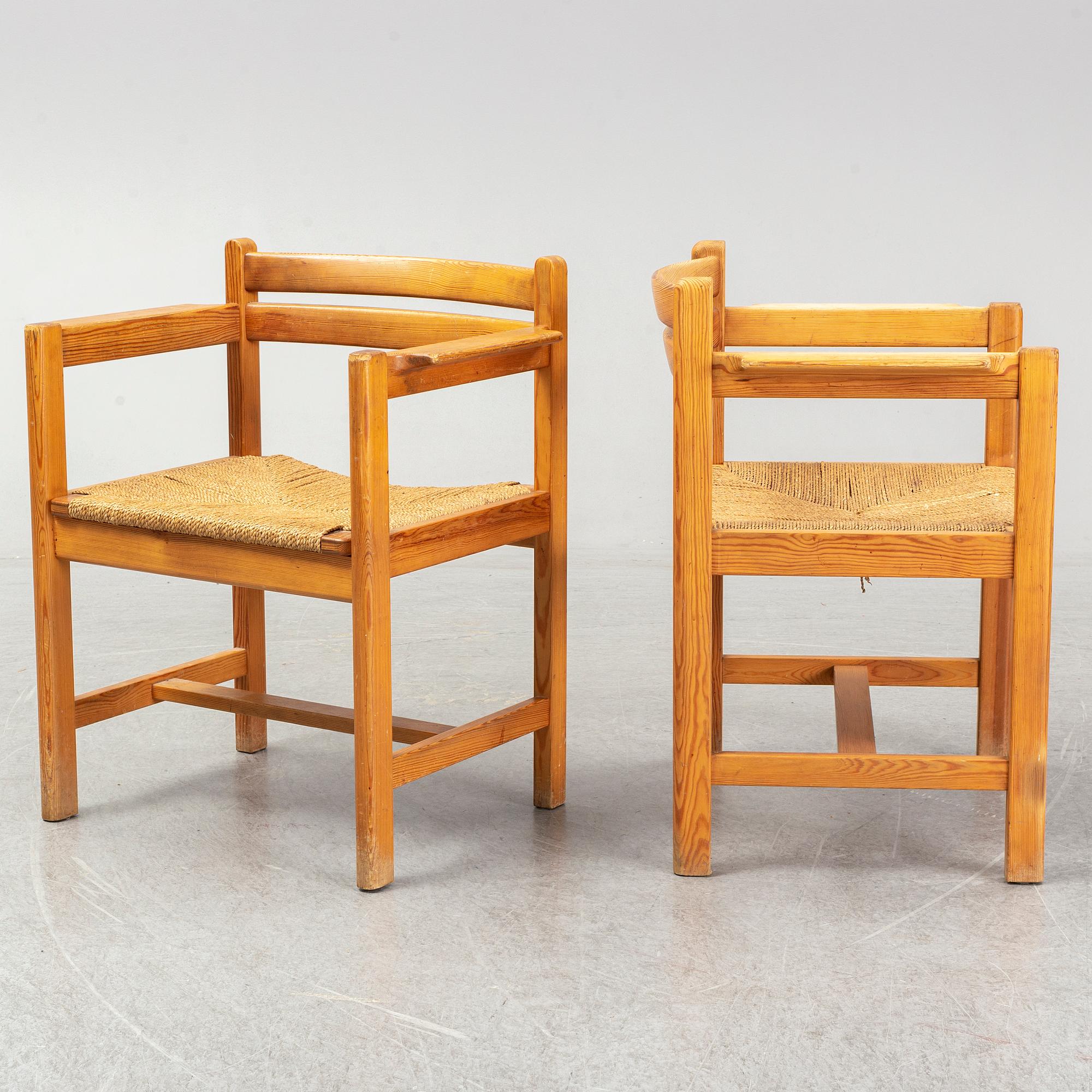 BØRGE MOGENSEN, four 'Asserbo' chairs, Karl Andersson & Söner.