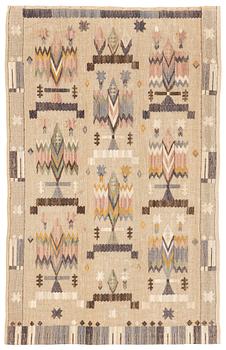 415. Annie Frykholm, a drape, "Buketter", flat weave, ca 244 x 144 cm, unsigned.