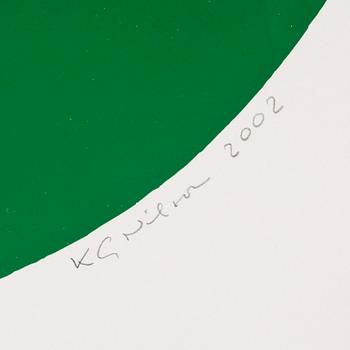 K G ( KARL GUSTAF) NILSON, färglitografi, signerad o numrerad 113/250, daterad 2002.