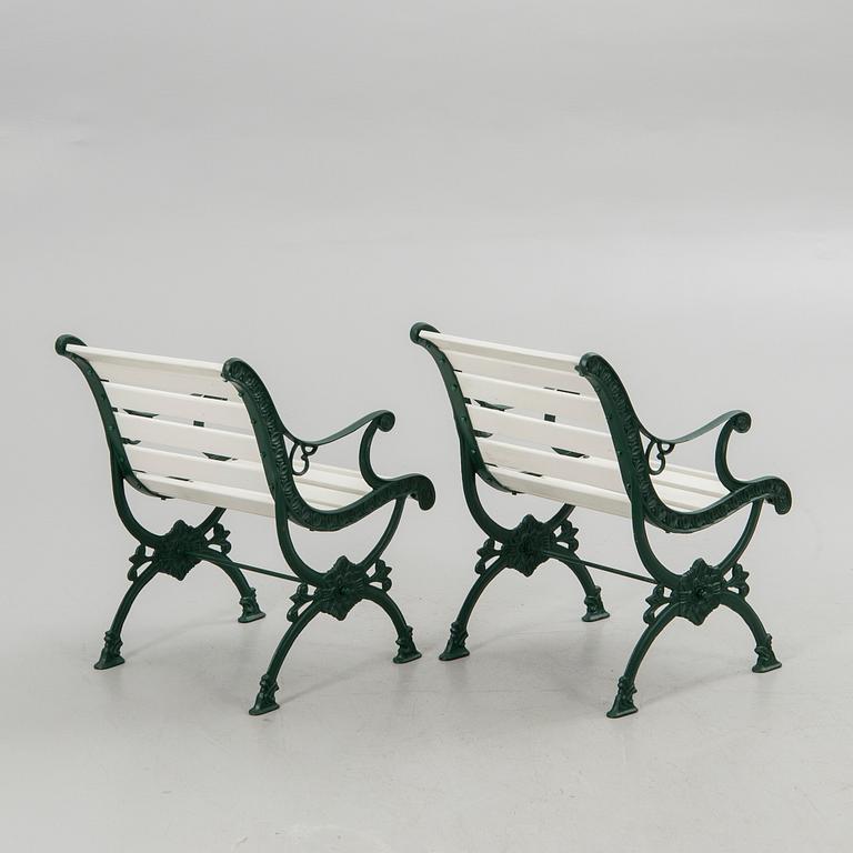 Garden group, 4 pieces, second half of the 20th century.