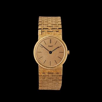 1160. Piaget. Gold. Manual winding. Ø 23 mm.